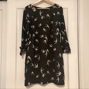 Long Sleeve Shift Dress